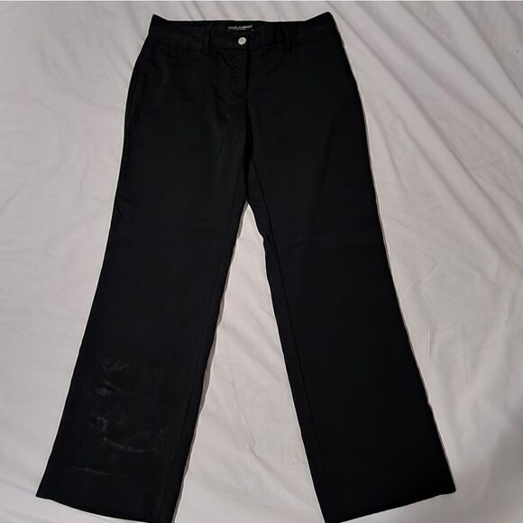Dolce & Gabbana sleek polished slacks sz 8 to 10 - US sz42 Italian 30 in waist - Picture 2 of 11